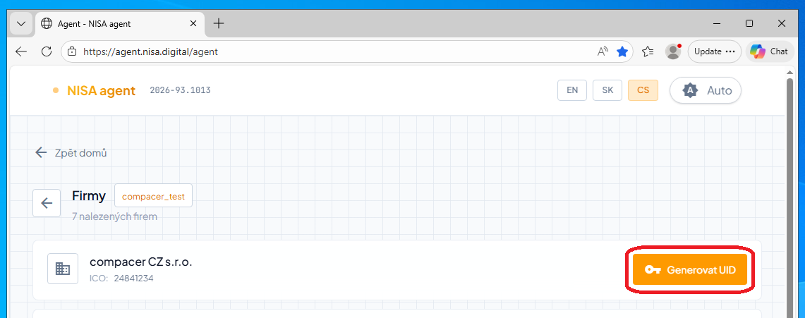 Propojení Capitain s Pohodou
