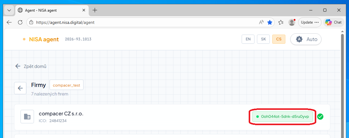 Propojení Capitain s Pohodou